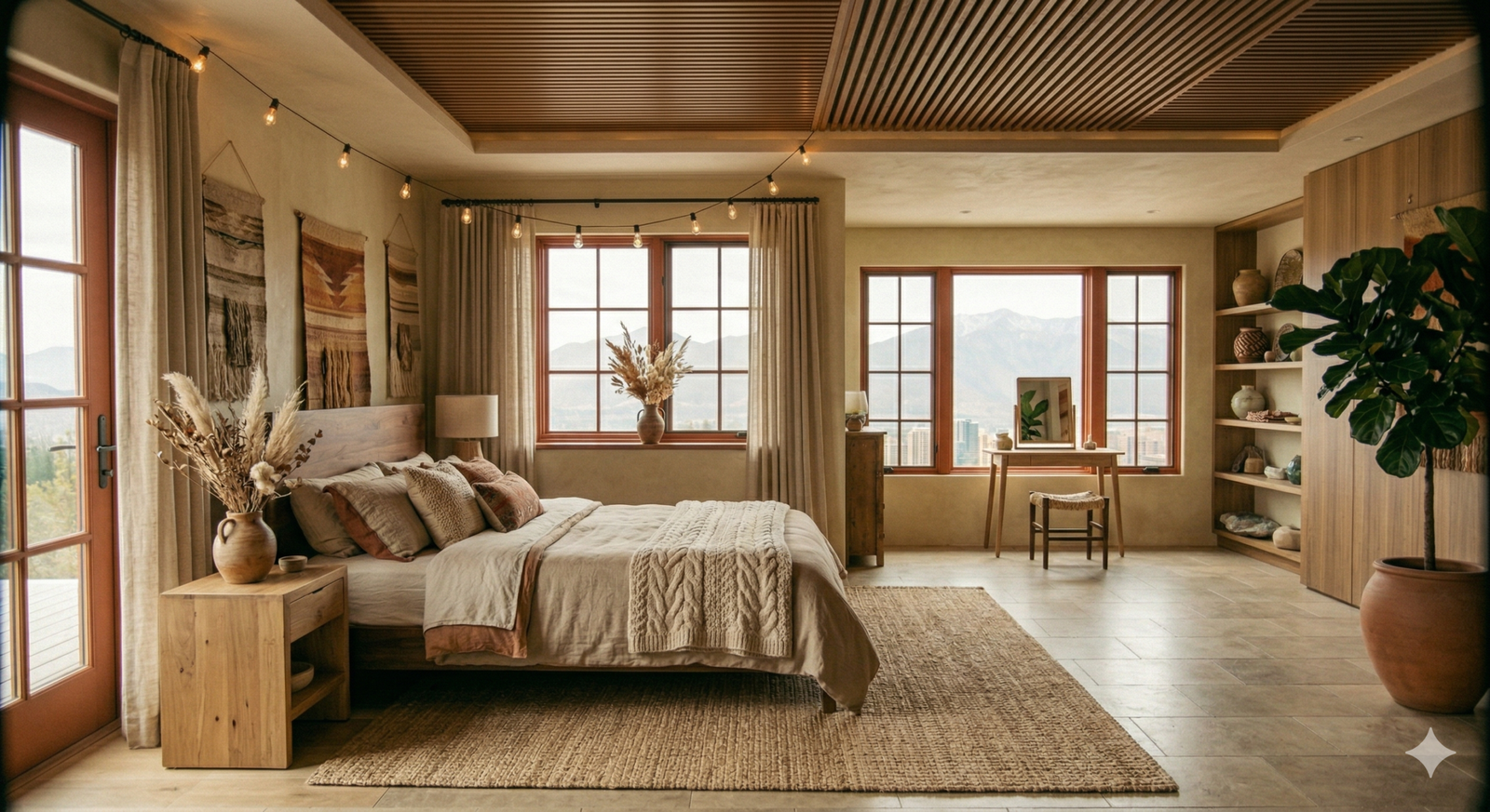 Proyecto de decoración de dormitorio en Santiago Oriente estilo contemporáneo